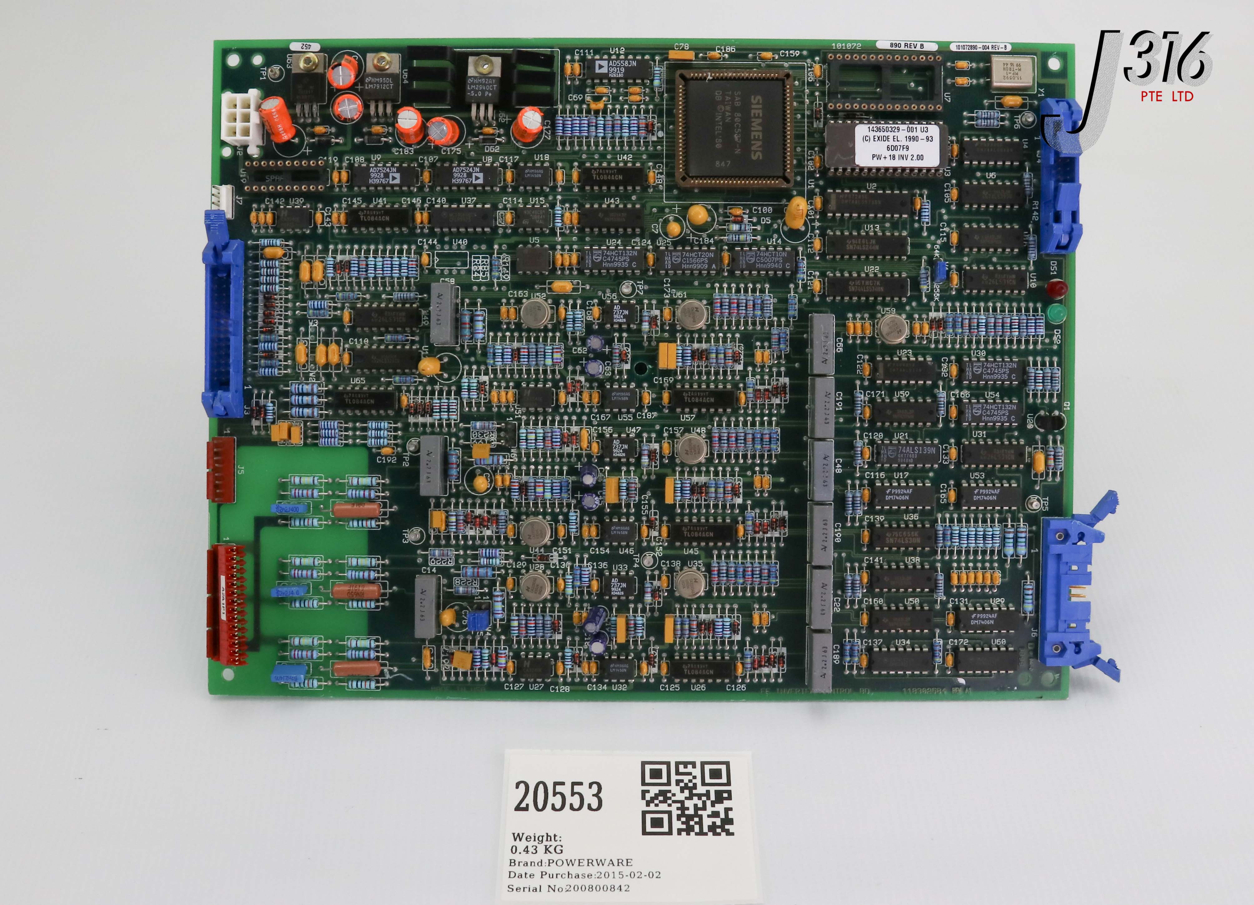 20553 POWERWARE PCB EE INVERTER CTRL BD 101072890-004 118302684 | eBay